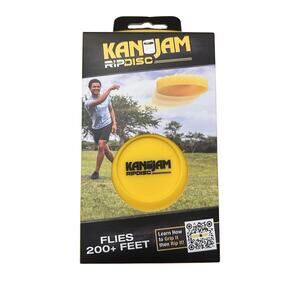 New KanJam Rip Disc For Outdoor Play Flies 200+ Feet Kan Jam